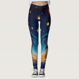 Blaue Nacht Leggings