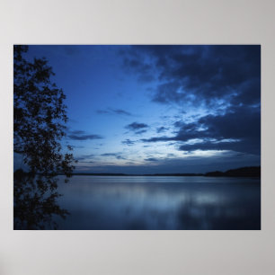 Blaue Nacht Poster