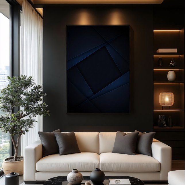 Blaue Nachtstruktur Poster (Von Creator hochgeladen)