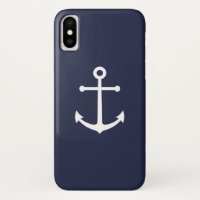 Blaue Navy-Anker