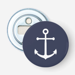 Blaue Navy-Anker Flaschenöffner