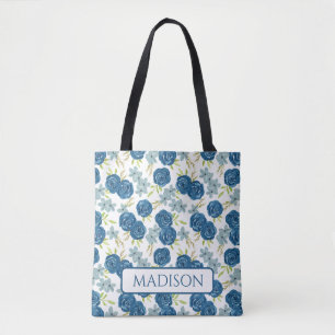 blaue Navy-Rosenblume