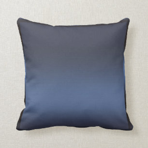 Blaue Navy-Sateen-Satin-Glanz Moderne Glamour Glam Kissen