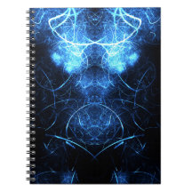Blaue Nebel-Energie-Fraktal-Kunst