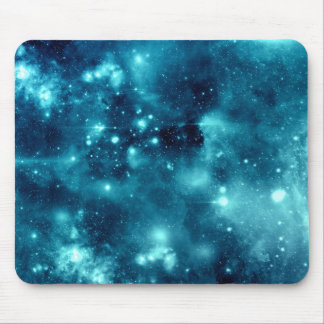 Blaue Nebelfleck-Astronomie-Raum-Galaxie Mousepad