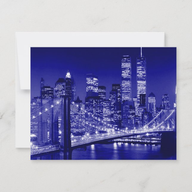 Blaue New Yorker Nacht (Vorderseite)
