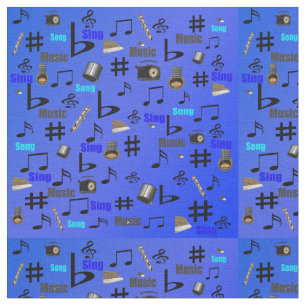 Blaue Noten, Akkorde und Worte, Stoff