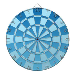 Blaue Ombre Dartscheibe