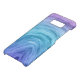 Blaue Ombre Muster Agate II Wasserfarbe Case-Mate Samsung Galaxy Hülle (Oben)