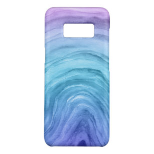 Blaue Ombre Muster Agate II Wasserfarbe Case-Mate Samsung Galaxy S8 Hülle