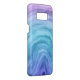 Blaue Ombre Muster Agate II Wasserfarbe Case-Mate Samsung Galaxy Hülle (Hinten/Rechts)