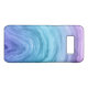 Blaue Ombre Muster Agate II Wasserfarbe Case-Mate Samsung Galaxy Hülle (Rückseite (Horizontal))