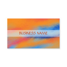 Blaue orange Malerei-abstrakte Kunst 10