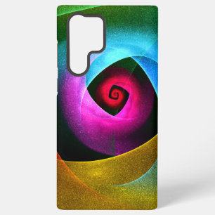 Blaue Orange Rosa Moderne Abstrakte Kunst Muster # Samsung Galaxy Hülle