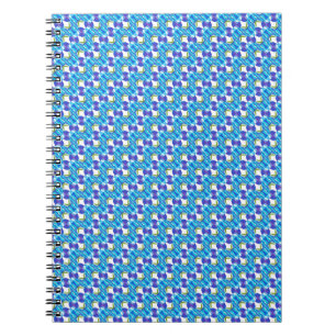 Blaue Orchideen Notizblock