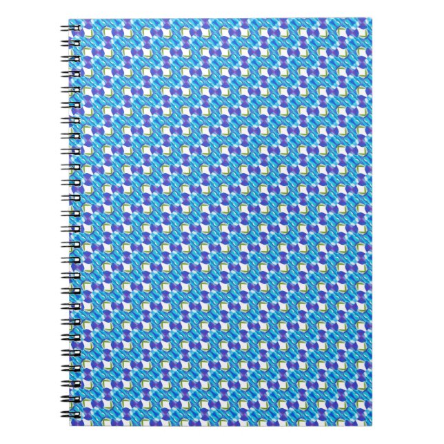 Blaue Orchideen Notizblock (Vorderseite)