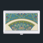 Blaue Orientalische Designs mit lächelnden Gesicht Visitenkarten Dose<br><div class="desc">Dieses phantastische Stück besteht aus prächtigen blauen orientalischen Designs und Blumendruck. Lächelnde Gesichter blicken aus den Designs heraus auf Sie. Kaufen Sie noch heute eine Kopie!</div>