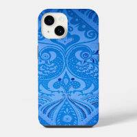 Blaue Orientalische Pfauen Vögel