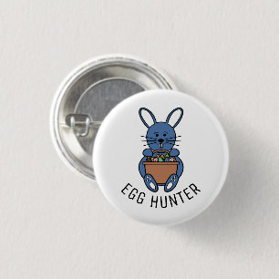 Blaue Osterhase, Eierjäger Button