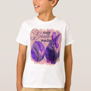 Blaue Ostersonne und gestrichene Eier T-Shirt
