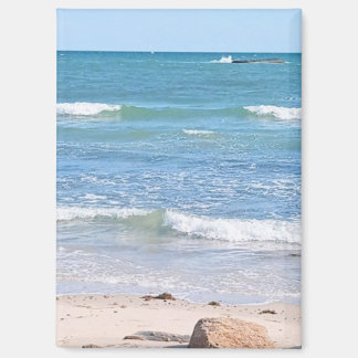 Blaue Ozean-Strand-Foto Naturszene Magnet