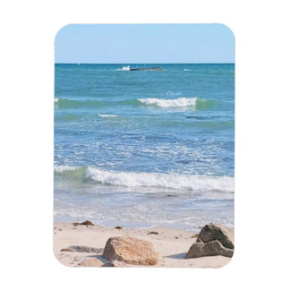 Blaue Ozean-Strand-Foto Naturszene Magnet