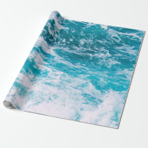 Blaue Ozeanwellen