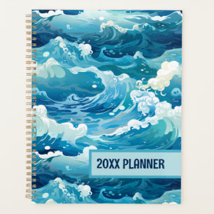 Blaue Ozeanwellen Planer