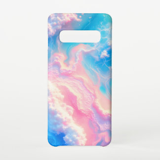Blaue Ozeanwellen Rosa Sommer Meer Strand Türkis Samsung Galaxy S10 Hülle