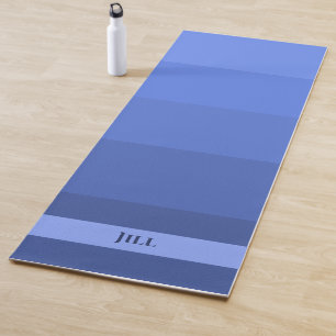 Blaue Palette 2-Seiten Design-Yoga-Mat Yogamatte