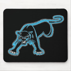 Blaue Panther-Mausunterlage Mousepad