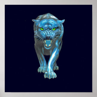 BLAUE PANTHER POSTER