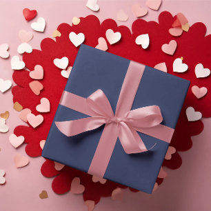 Blaue Papierrolle für tiefe mittelschwere Navy Geschenkpapier