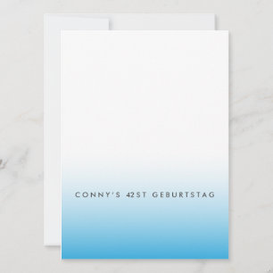 Blaue Partei Einladung
