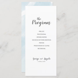 Blaue Party-Programme Programm