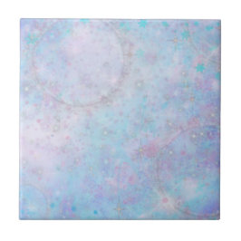Blaue Pasta Fantasy Dekorative Tile oder Untersetz Fliese
