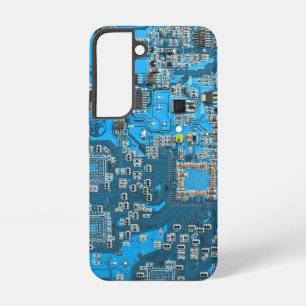 Blaue PCB-Schaltungsplatine-Design für IT-Experten Samsung Galaxy Hülle