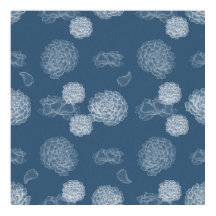 Blaue Peere nahtlose Blumenmuster