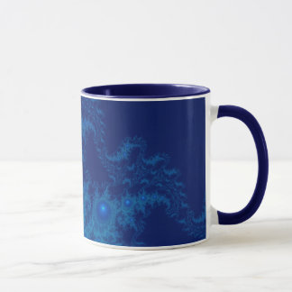 Blaue Perlen Tasse