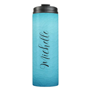 Blaue Personalisierte Bezeichnung Thermal Tumbler Thermosbecher