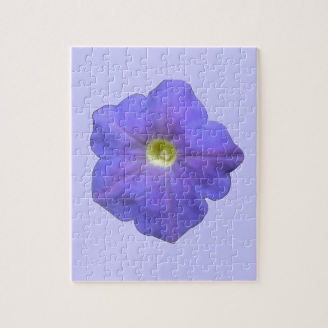 Blaue Petunien-Puzzle Puzzle (Vertikal)