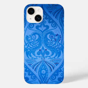 Blaue Pfauenvögel Case-Mate iPhone 14 Hülle