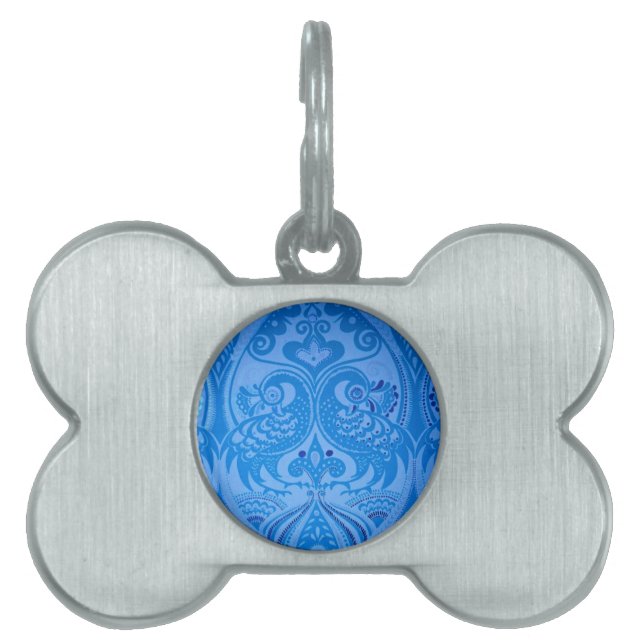 Blaue Pfauenvögel Tiermarke (Vorderseite)