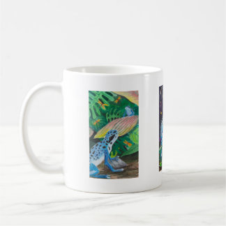 Blaue Pfeil-Frosch-Tasse Kaffeetasse
