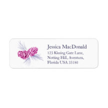 Blaue Pflaumenschilder für Winterantworten