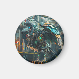 Blaue Phoenixvogel Magnet