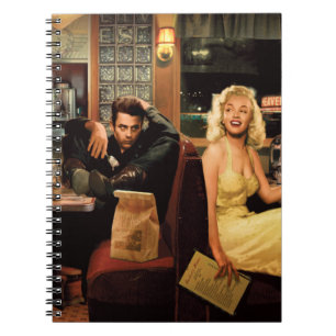 Blaue Platte Notizblock