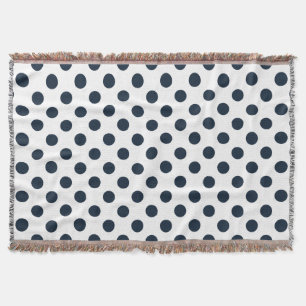Blaue Polka-Punkte Decke