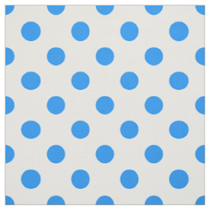 Blaue Polka-Punkte im Hintergrund Stoff
