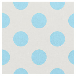 Blaue Polka-Punkte Stoff